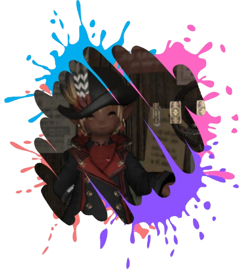 Dealer Yotsuba getting ready to deal a game of cards